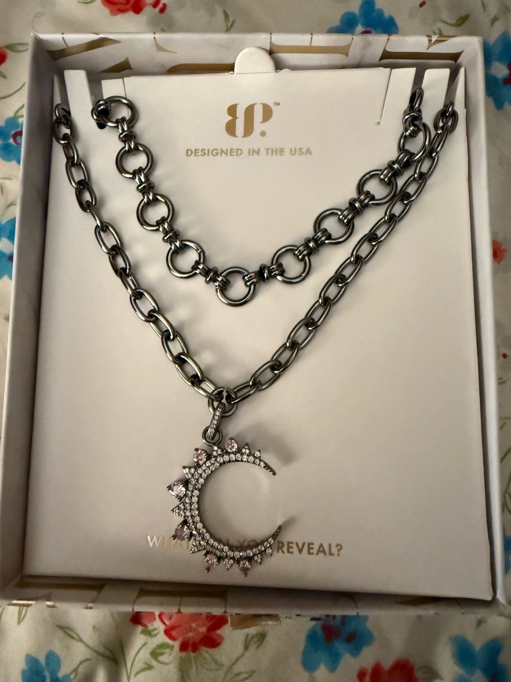 Bomb Party 2025 Luxe Layers Necklace- Moonlit Lullabies NK19573